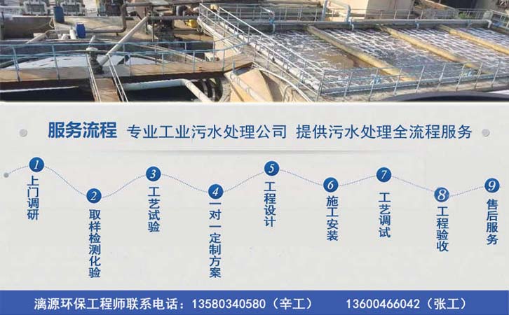 含甲醇廢水處理工程服務流程